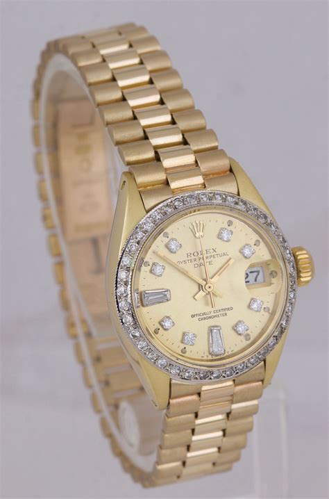 rolex 26mm diamond bezel|Rolex presidential with diamond bezel.